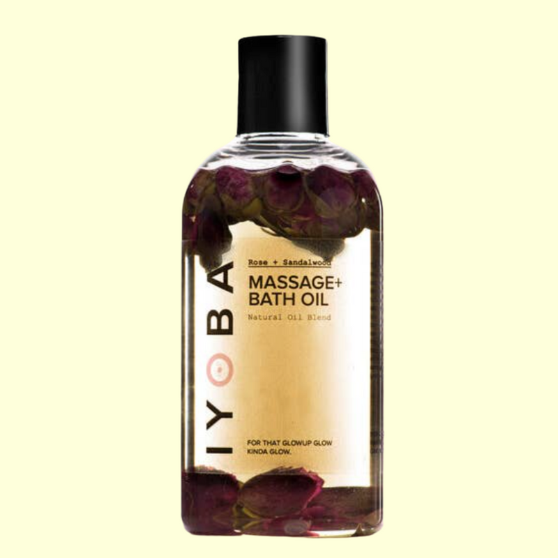 Rose & Sandalwood Massage + Bath Oil